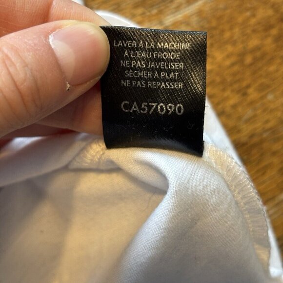 Plenty Human Wear T-shirt Mens M Red White Long Back 100% Cotton Quebec - Picture 12 of 12